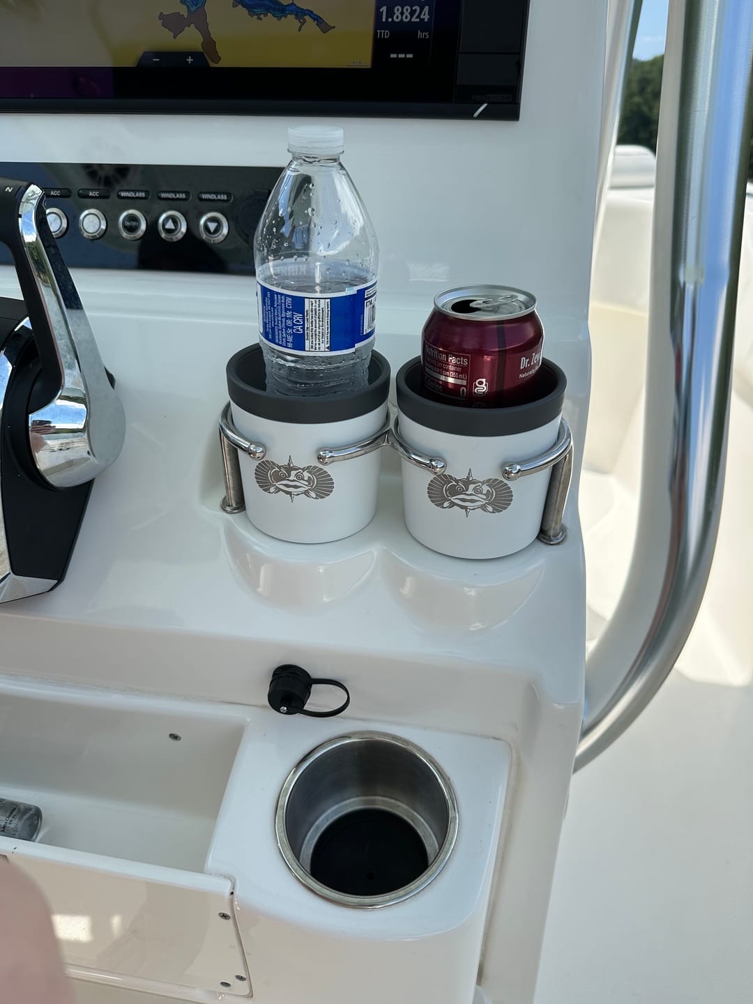Customer photo review of Non-Tipping Cup Holder