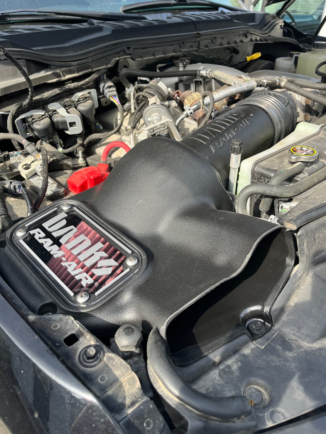 Customer photo review of 2020-2022 Powerstroke Cold Air Intake (41849)