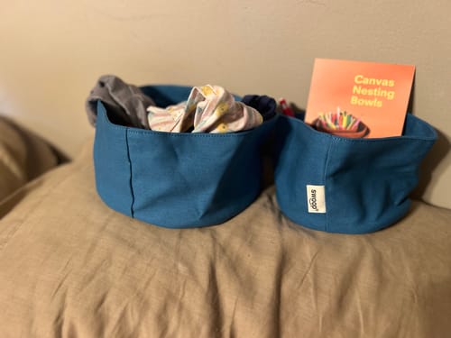 Customer photo review of Nesting Bowls - Blue Bird