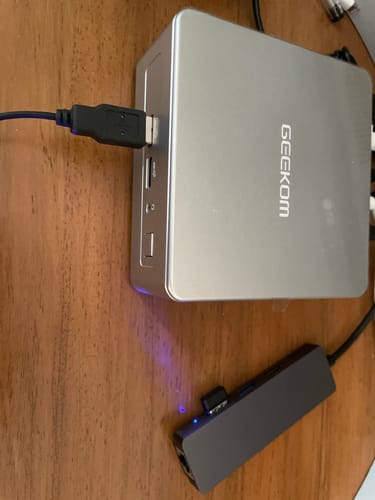Customer photo review of GEEKOM Mini 5-1 USB ハブ