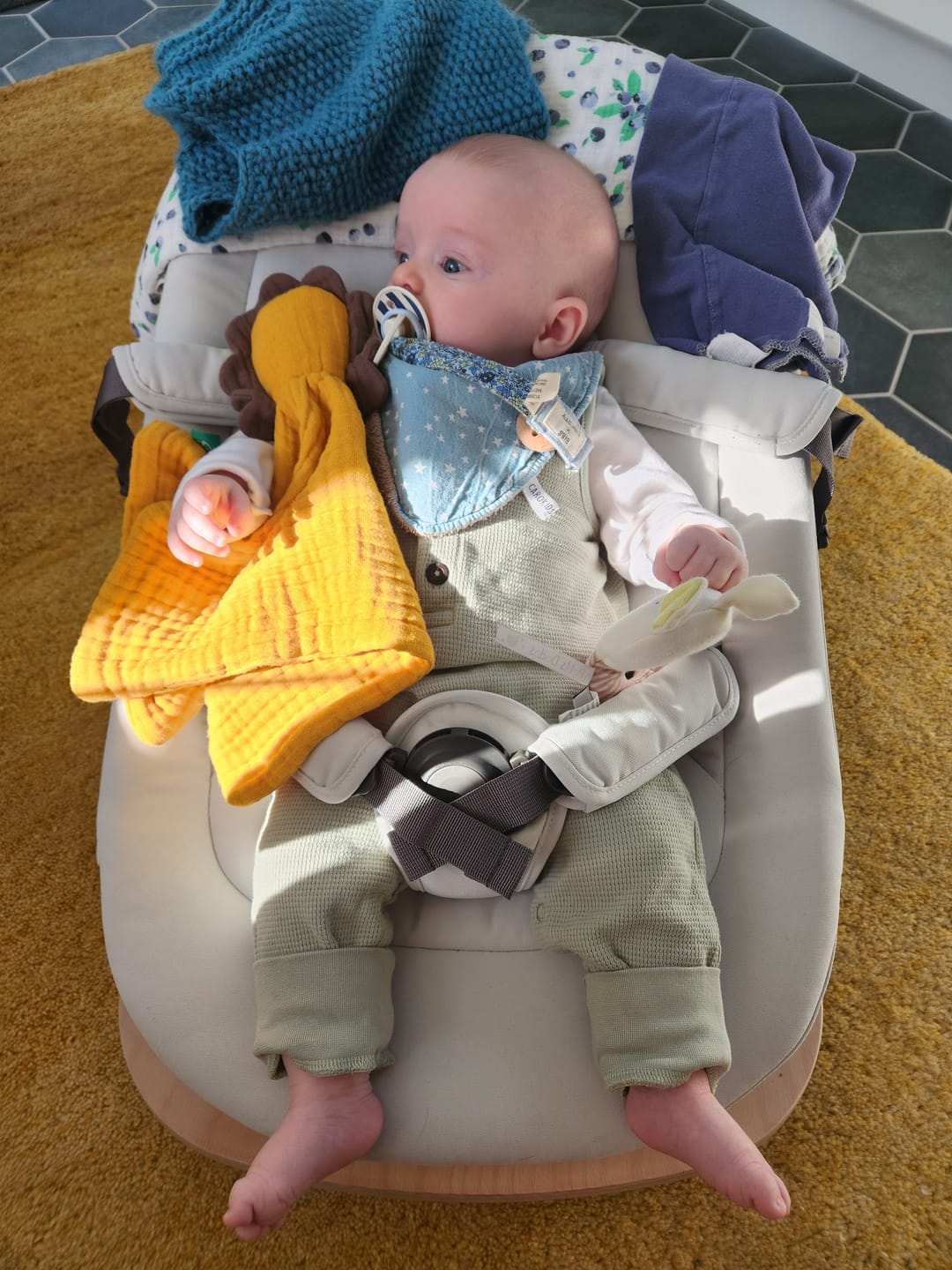 Customer photo review of Golden Lion Organic Baby Comforter