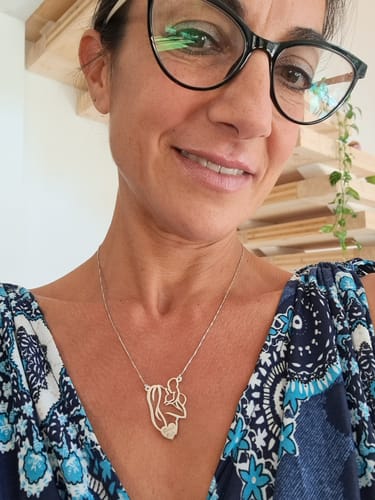 Customer photo review of Collana Mamma e Figlio