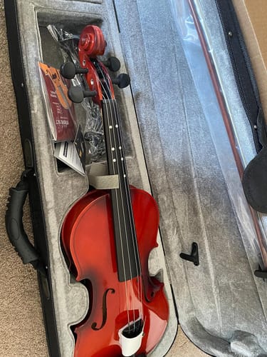 Customer photo review of Eastar バイオリン 初心者 指板マーク スプルース材 初心者セット EVA-2 (4/4)