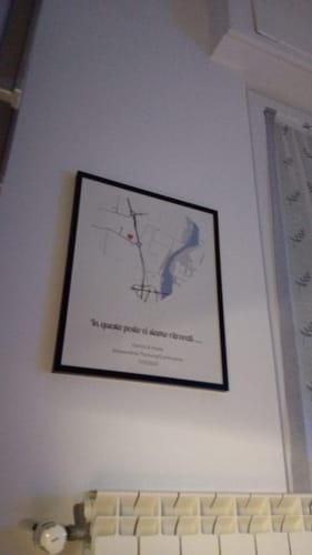 Customer photo review of Il luogo dove tutto è cominciato - Poster Personalizzato