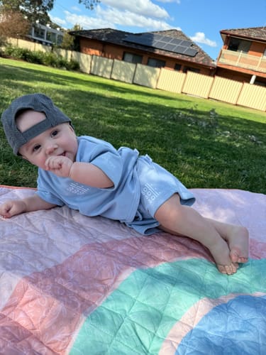 Customer photo review of Corduroy Panel Cap - Charcoal