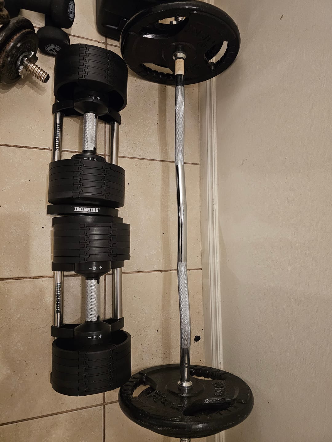 Customer photo review of Mancuerna Ajustable IRONSIDE Block