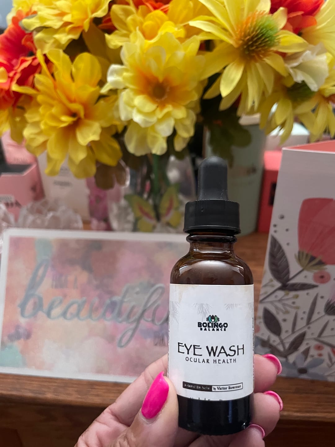 Customer photo review of Eye Wash