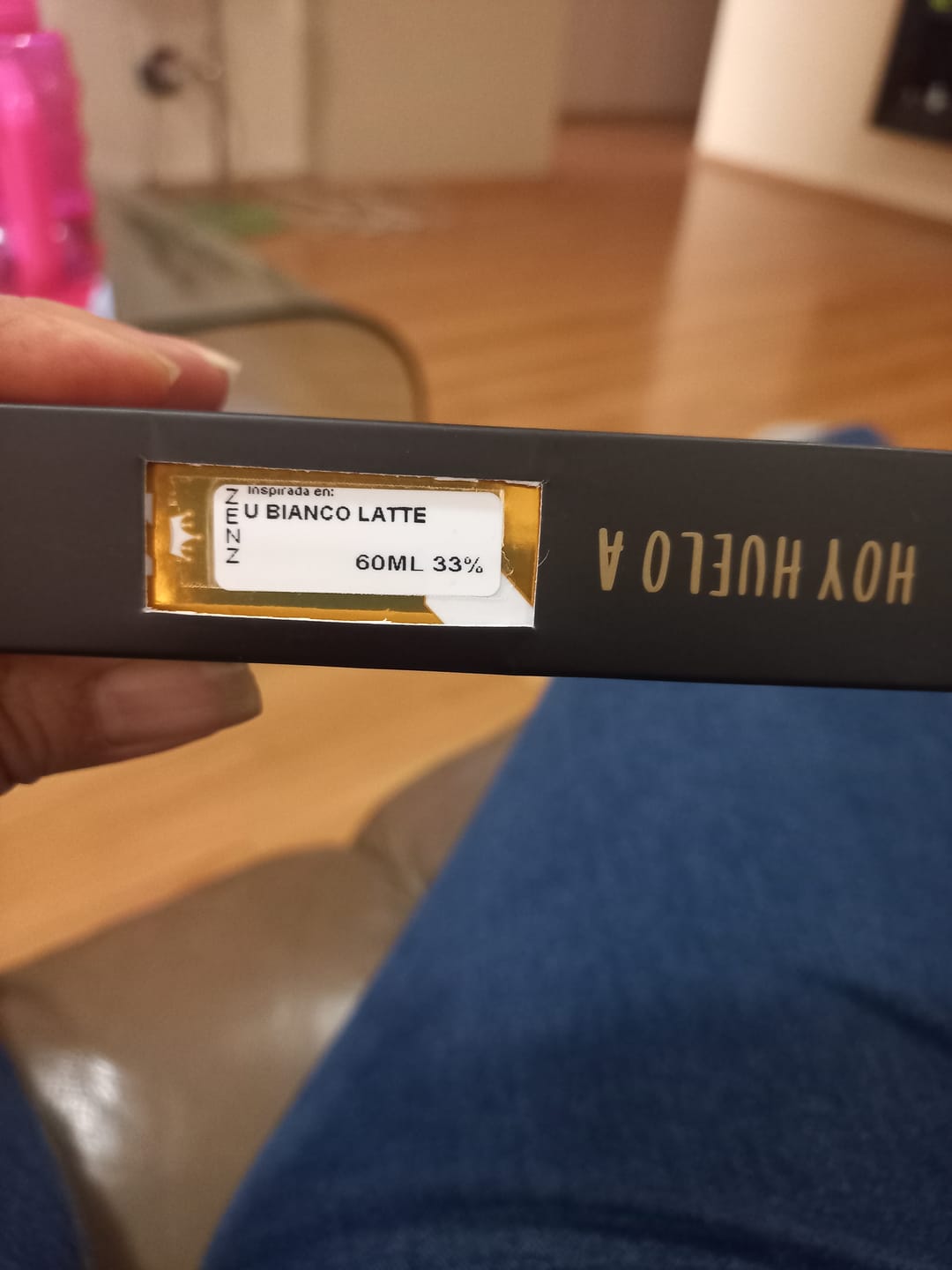 Customer photo review of Perfume Inspirado en U BIANCO LATTE zenz
