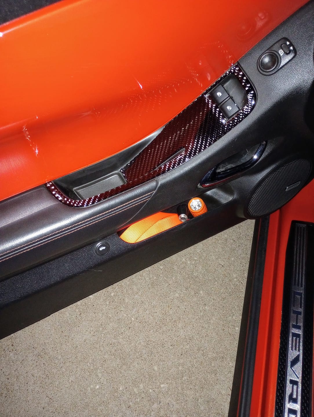 Customer photo review of [Set] Carbon Fiber Door Window Switch Panel Overlay for Chevrolet Camaro 2010-2015