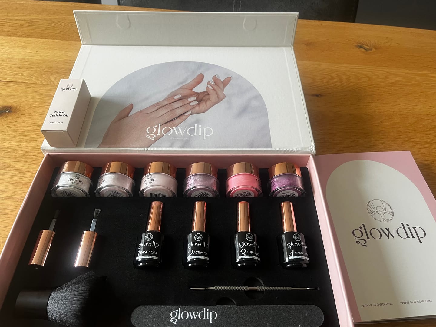 Customer photo review of Premium Dipping Powder Starterset - 6 Kleuren