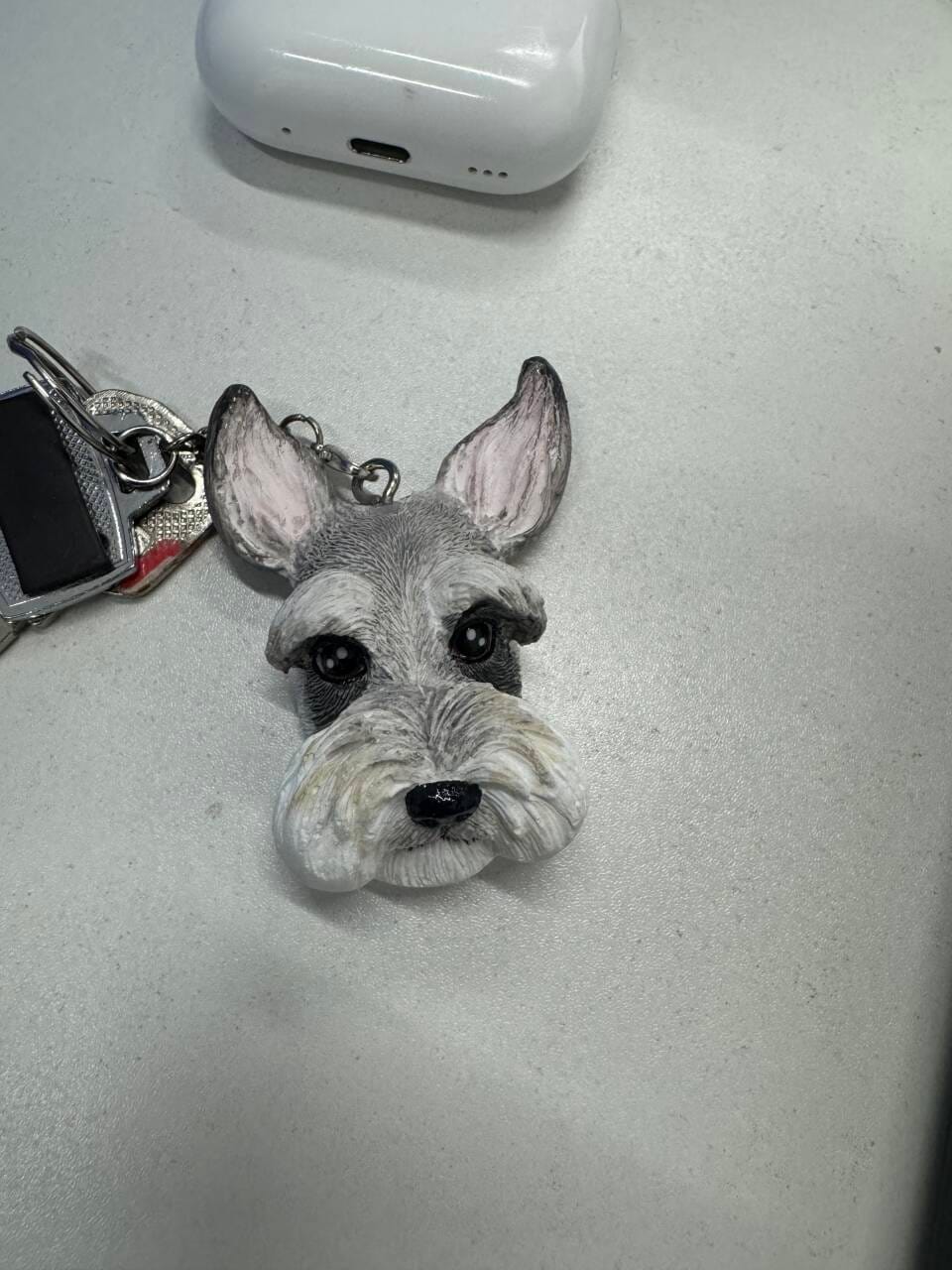 Customer photo review of Personalized Custom Pet Keychain/Magnet