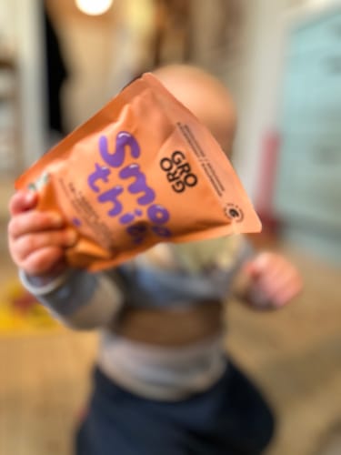 Customer photo review of Grøt med fersken, aprikos og kanel