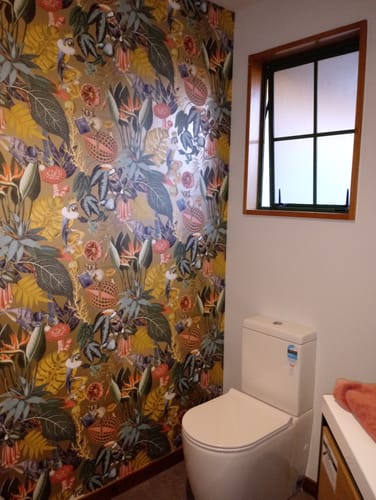 Customer photo review of Reverie - Funky Jungle Wallpaper - Gold