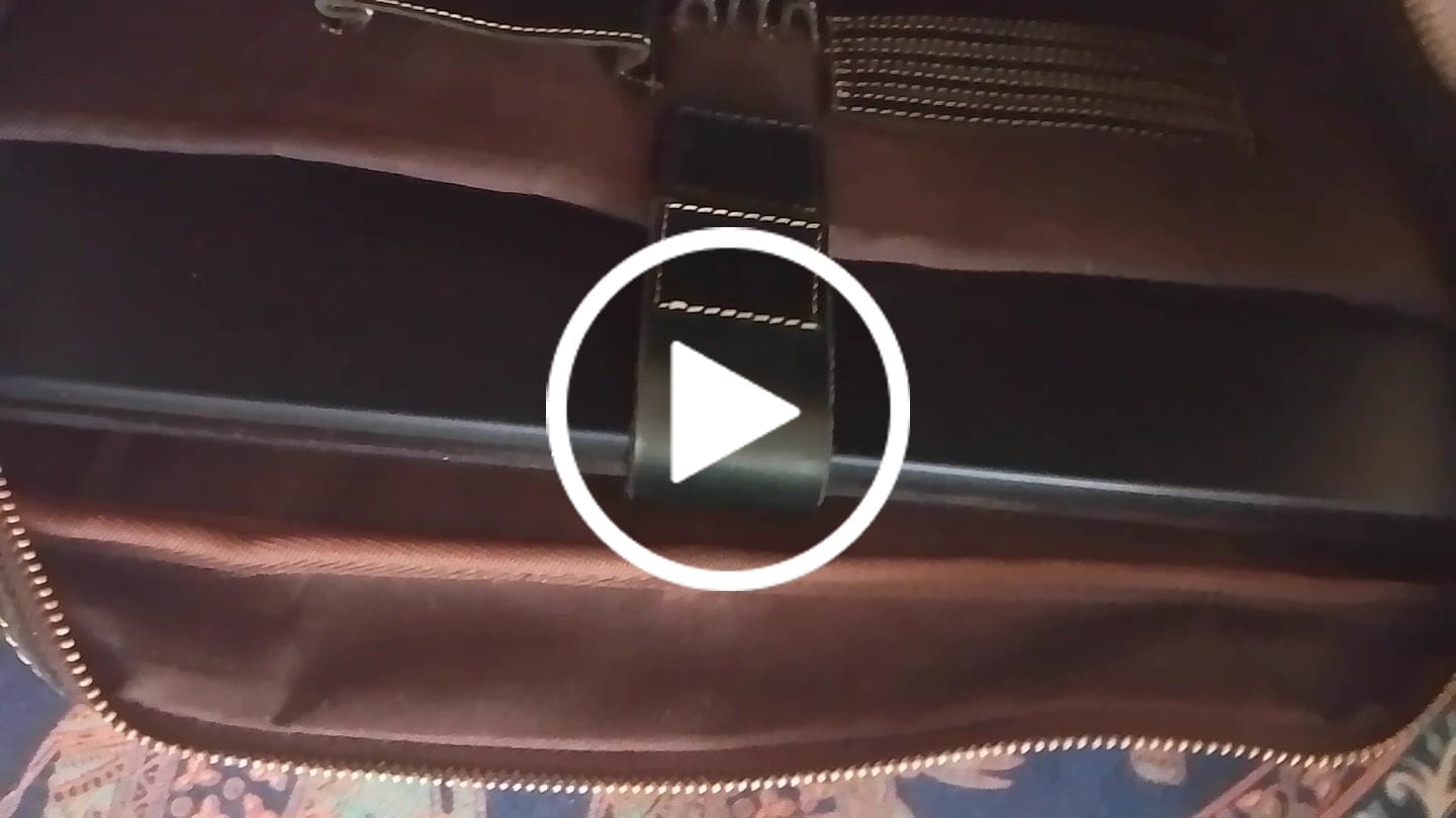 Customer video review of MaheTri Jefferson Briefcase- Green