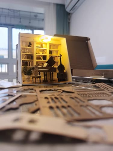 Customer photo review of Cuteroom DIY Miniature Dollhouse Kit