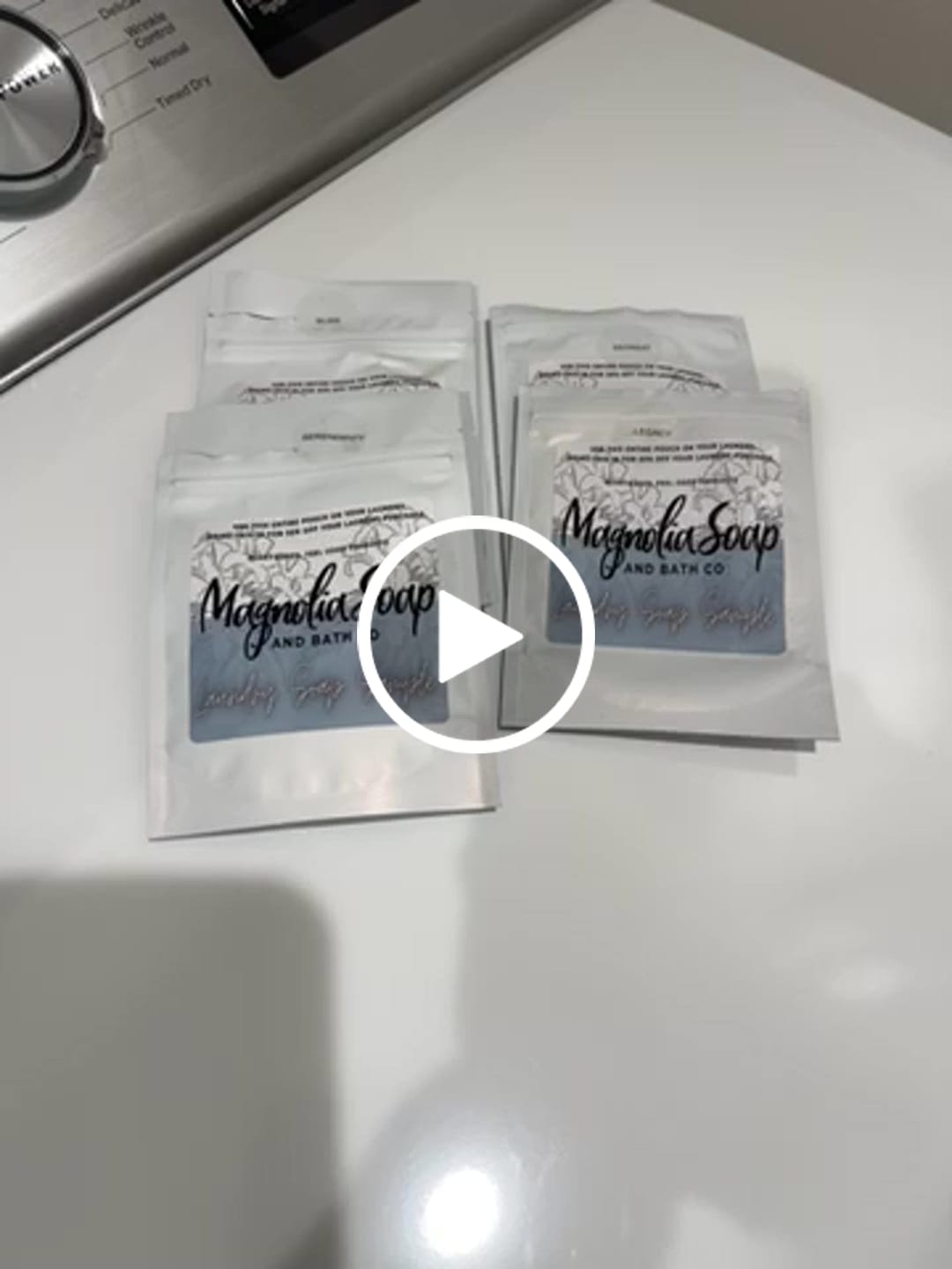 Customer video review of Laundry Wash Sample 4 Pack