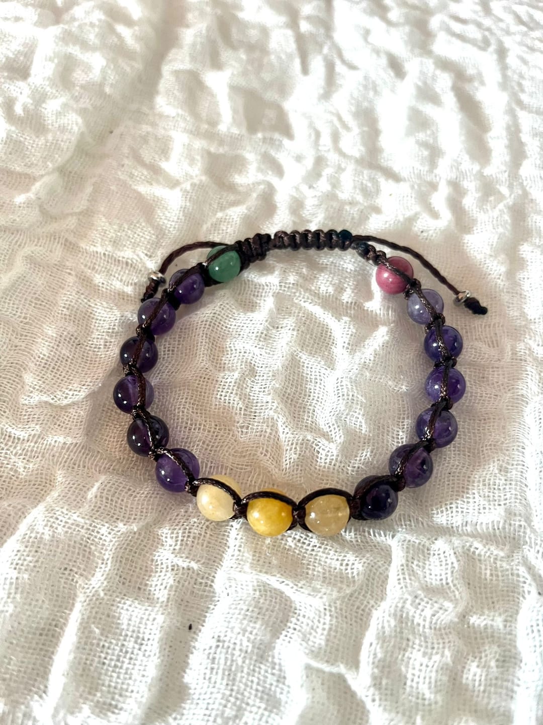 Customer photo review of Personalized tibetan tamashii-style bracelet