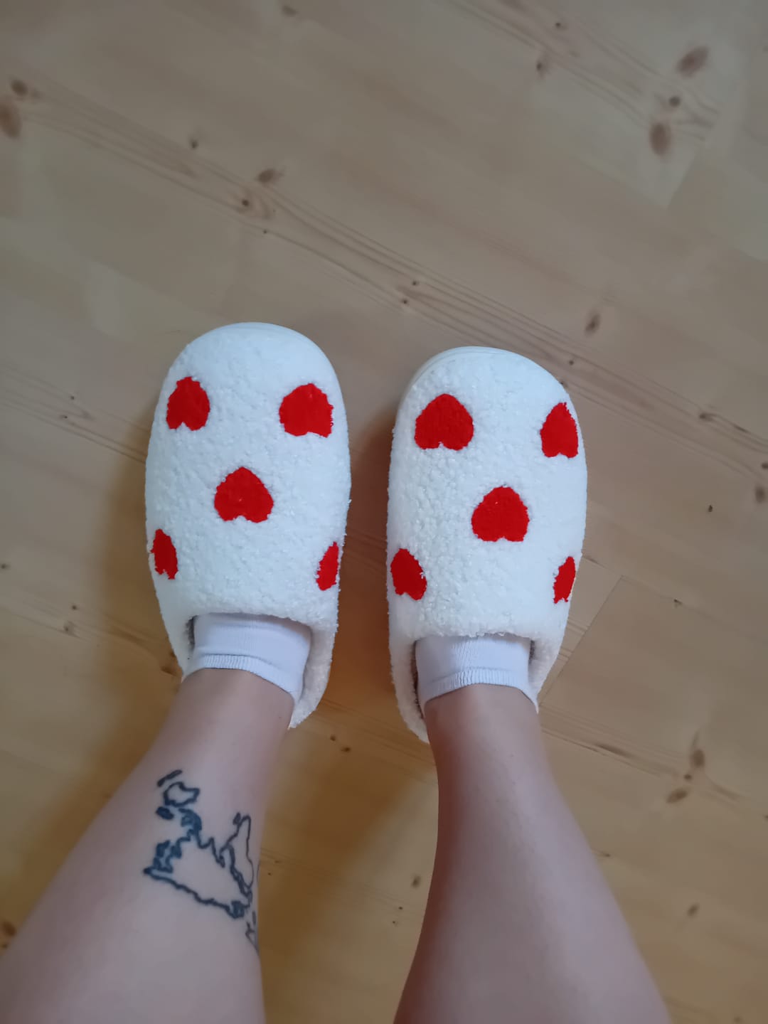 Customer photo review of Lover's Plush Slippers