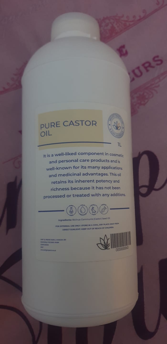 Customer photo review of Pure Castor Oil (Hexane-Free) - Cold-Pressed