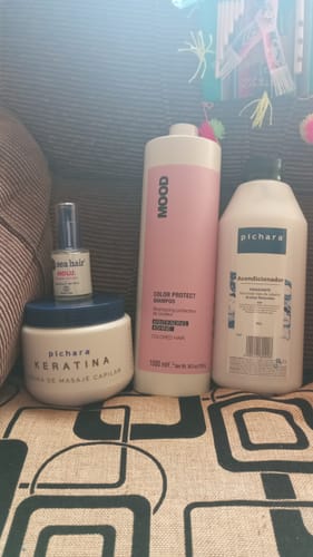 Customer photo review of Crema Masaje Capilar Keratina Pichara