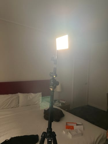 Customer photo review of Godox RGB Mini Creative M1 Video LED Studio Kit