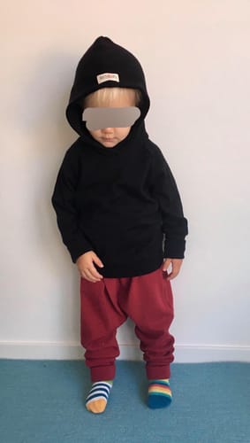 Customer photo review of Upcycling Merino Hoodie