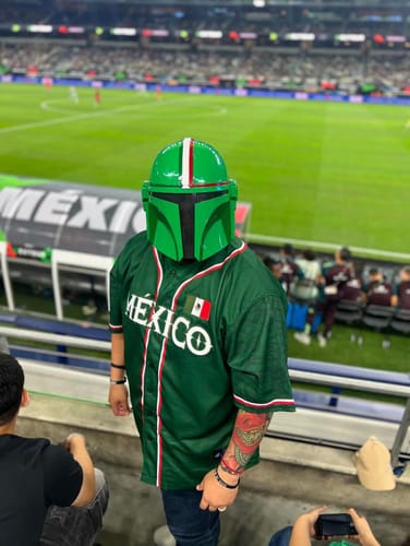 Customer photo review of Mexico Custom Baseball Jersey