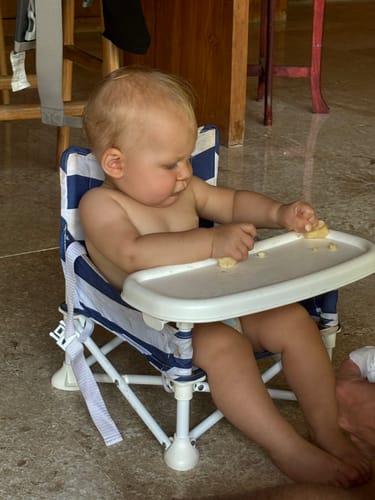 Customer photo review of Baby Travel Booster Seat