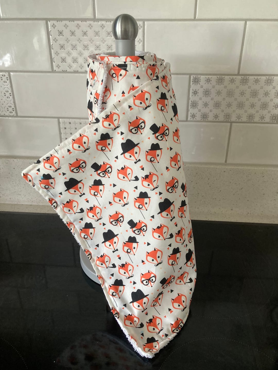 Customer photo review of Fancy Foxes Rose & Hubble Cotton Poplin Fabric