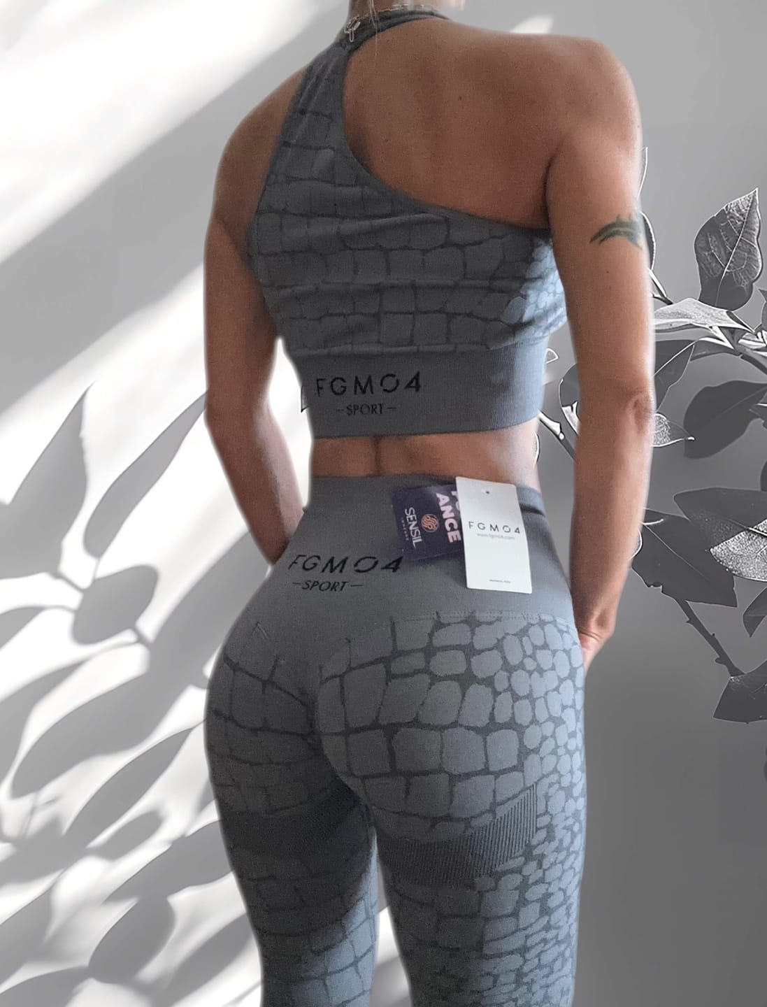 Customer photo review of Leggings All-up Grigio Ira Cocco
