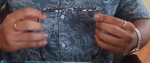 Customer photo review of Silver Classic Ring Band For Him