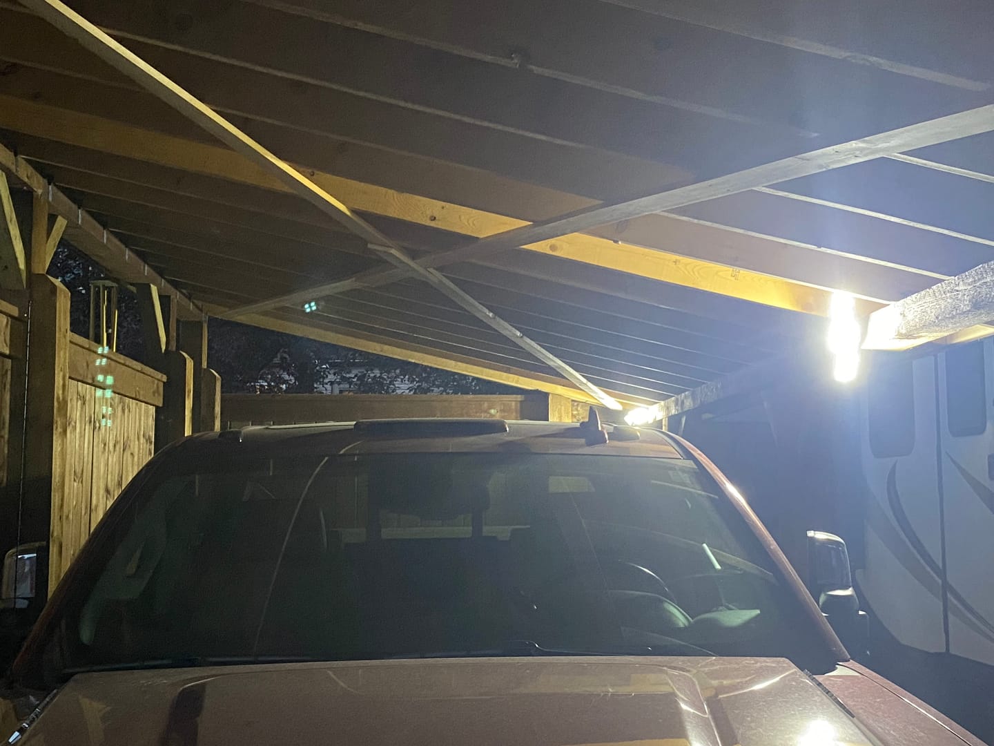 Customer photo review of BigM 122 LED adjustable solar security motion sensor light for outdoor