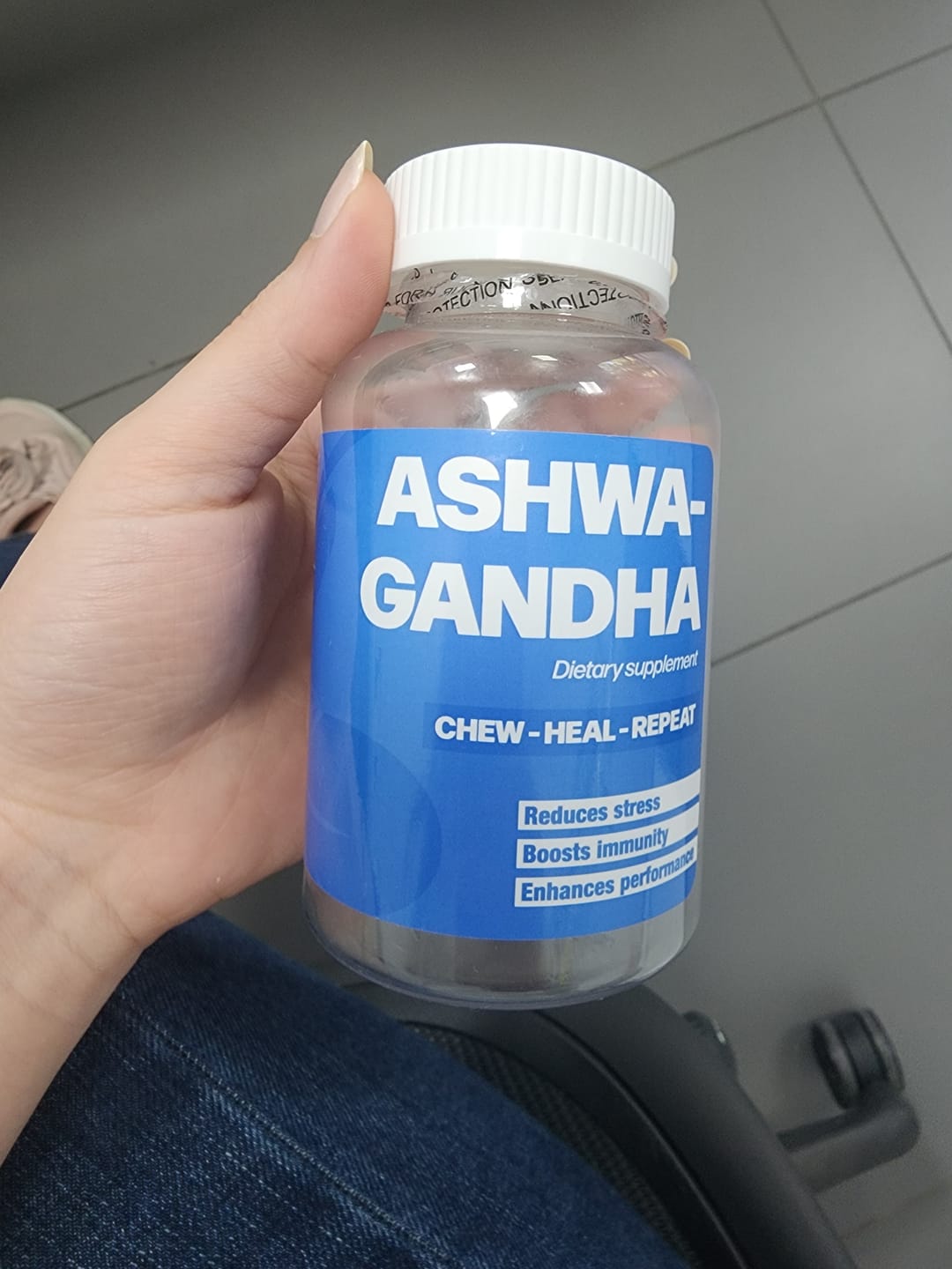 Customer photo review of Ashwagandha Gummies