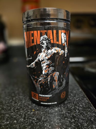 Customer photo review of MENTALITY Pre-Workout - Orange Burst