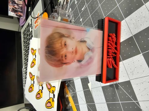 Customer photo review of Kpop PC Holders - BUY 2 GET 2 FREE!