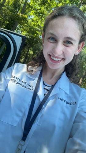 T-shirt quilt from yale university by Abby from NJ