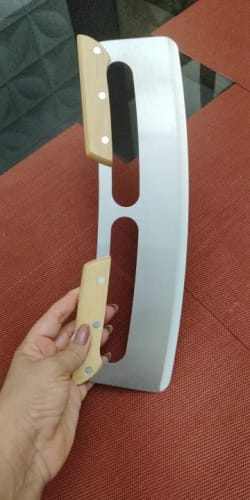 Customer photo review of Pizza Rocker Cutter