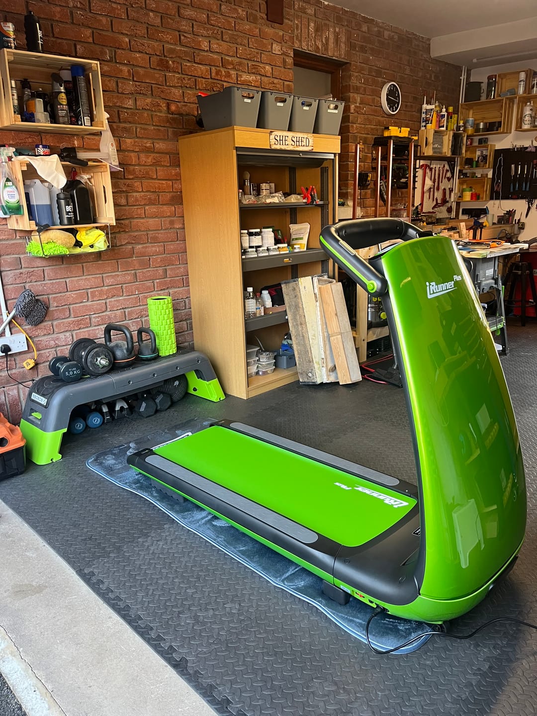 Customer photo review of Fuji BeHealthy Cushioned, Foldable Treadmill for Home