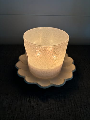 Customer photo review of Rinka Petal Salad Plate