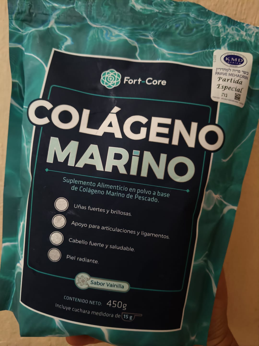 Customer photo review of Colágeno marino Fort Core
