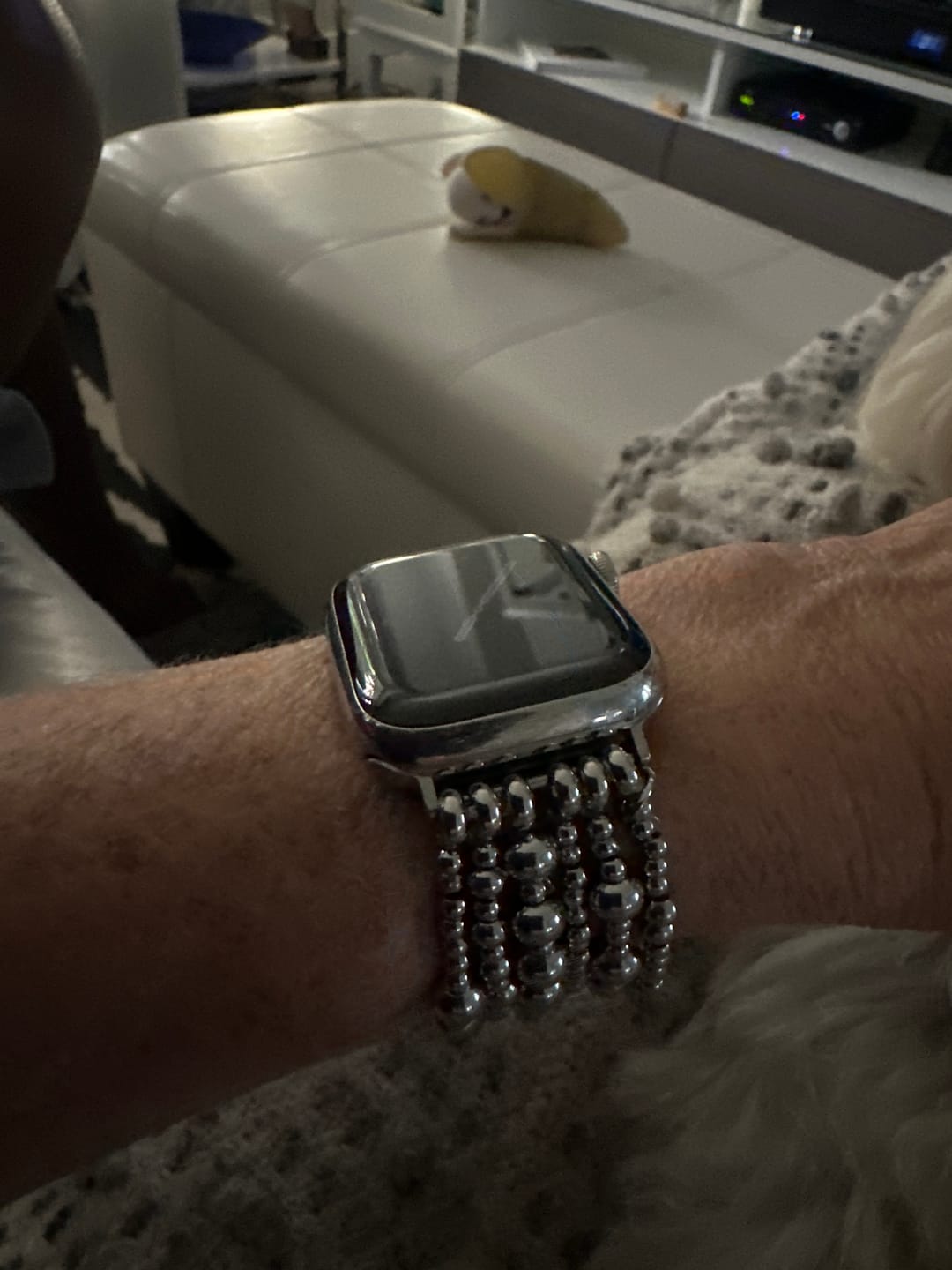 Customer photo review of Eternal Love Stretch Apple Watch Band