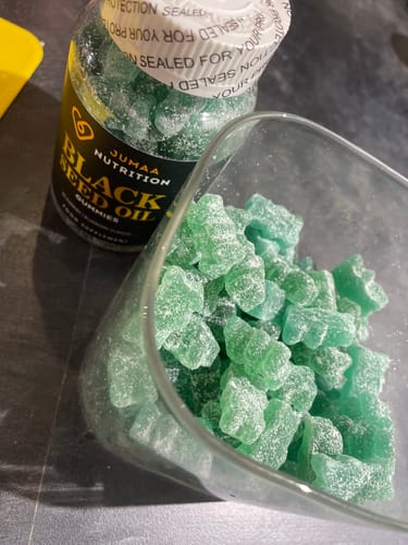 Customer photo review of Black Seed Oil Gummies