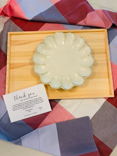 Customer photo review of Rinka Petal Salad Plate