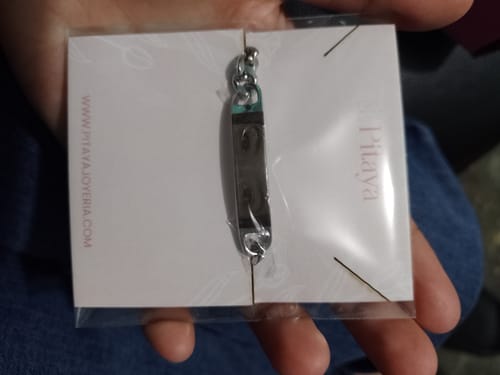 Customer photo review of Pulsera Eslabones Personalizada