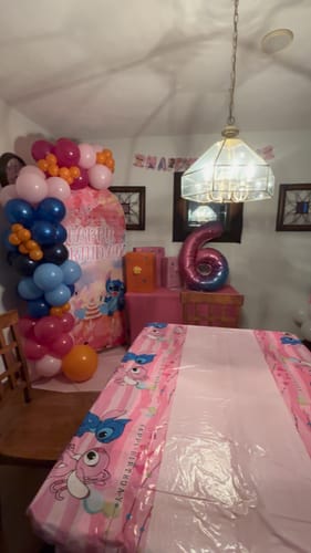 Customer photo review of 3x6ft Chiara Arched Backdrop Frame Custom Arched Wall Backdrop Cover for Party Decoration