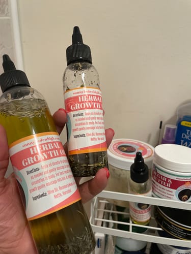 Customer photo review of Herbal Growth Oil