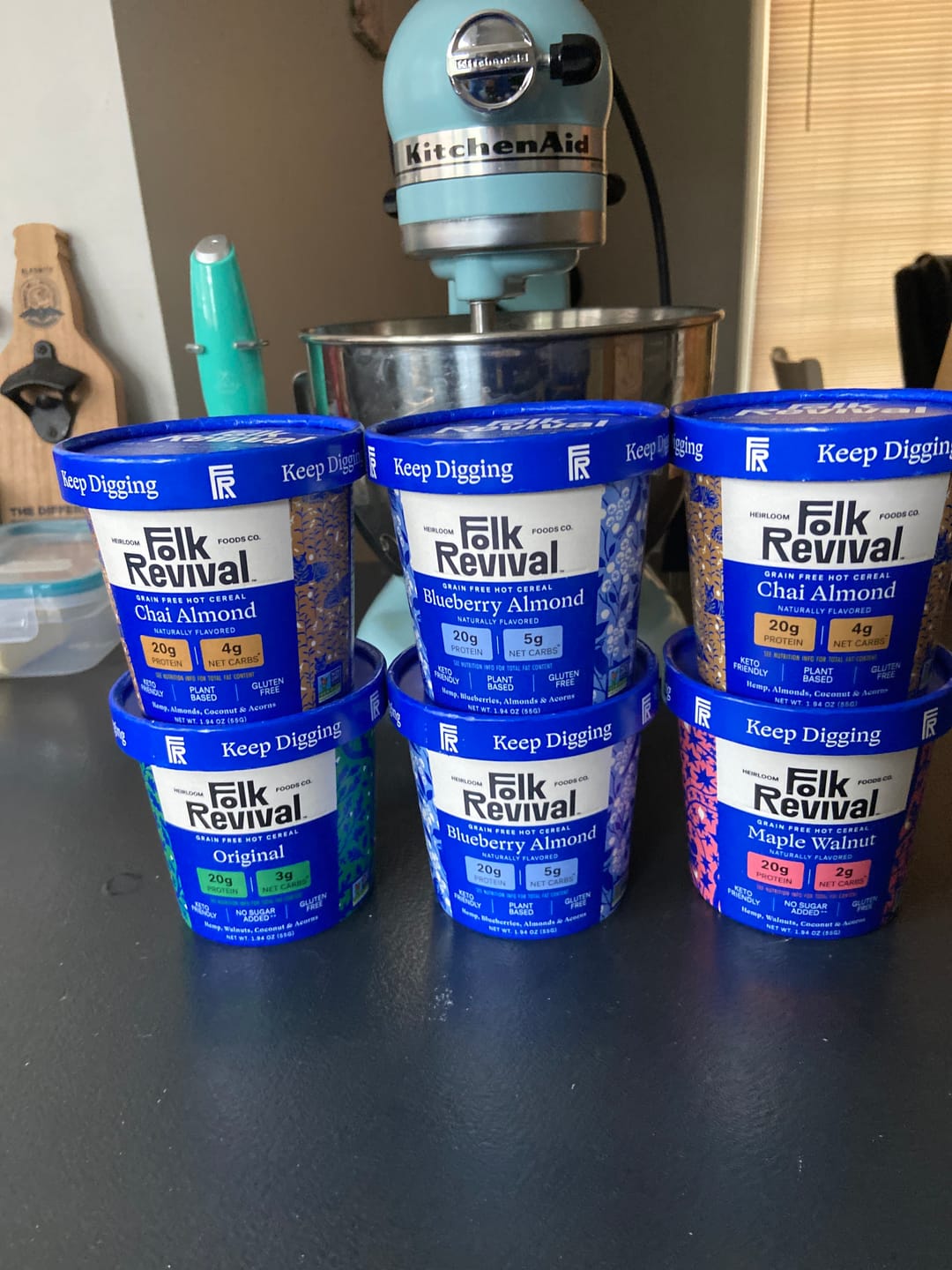 Customer photo review of Variety Pack - Keto Instant Oatmeal