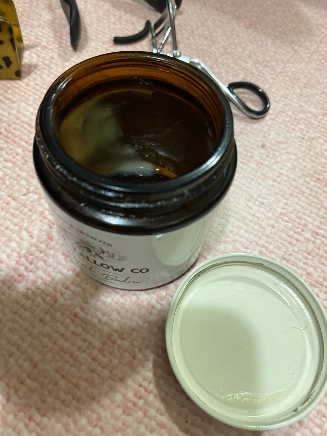 Customer photo review of Traditional Whipped Tallow Balm - 4oz Glass Jar