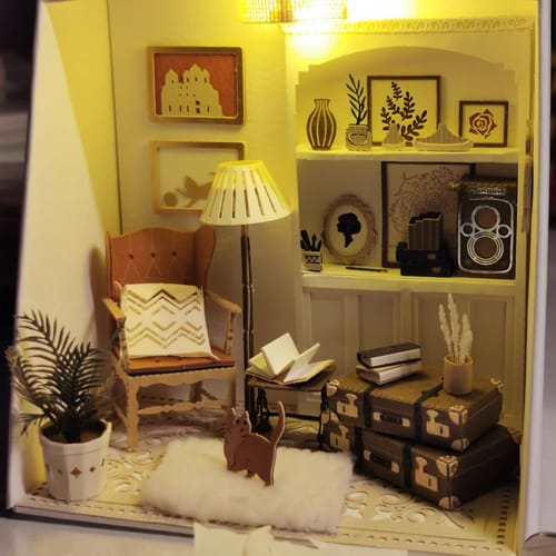 Customer photo review of Cuteroom DIY Miniature Dollhouse Kit