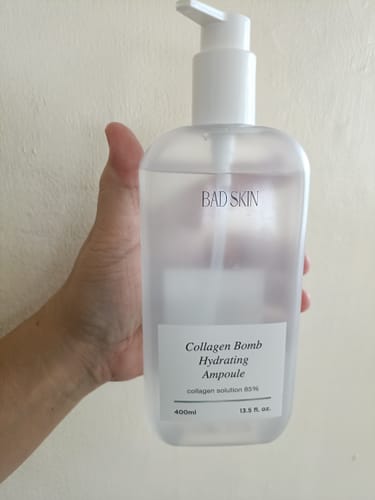 Customer photo review of Bad Skin™ Korean Collagen Bomb Hydrating Ampoule